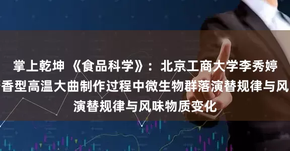 掌上乾坤 《食品科学》：北京工商大学李秀婷教授等：酱香型高温大曲制作过程中微生物群落演替规律与风味物质变化